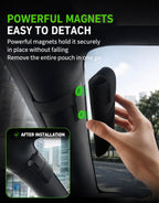 Tesla Model 3/Y A-Pillar Magnetic Sunglasses Case-Teskay