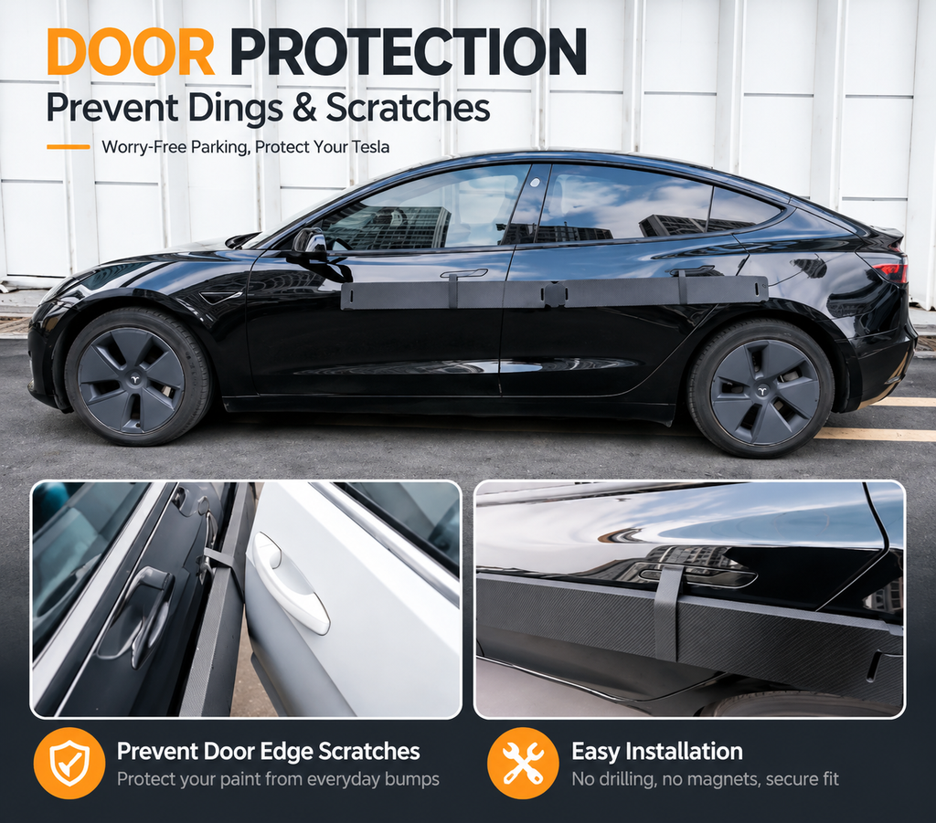 Tesla Model 3/Y Invisible Door Protector Anti-Collision Strip-Teskay