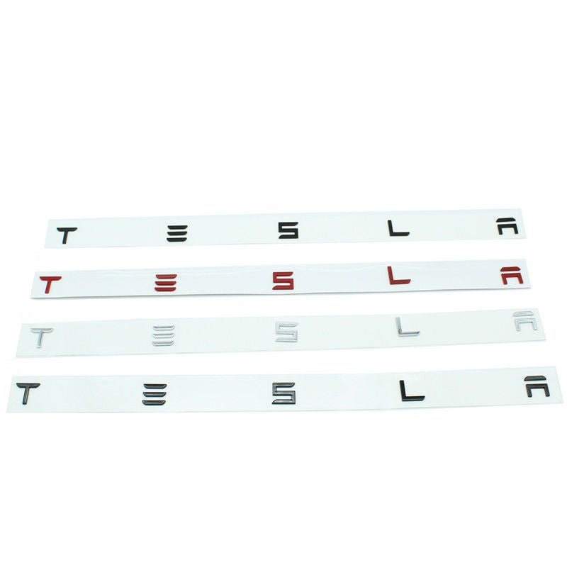 Tesla Model S/3/X/Y Lettered Emblem
