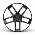 Tesla Roadster-Inspired Custom Forged Wheels – Gloss Black & White | All Tesla Models Model S