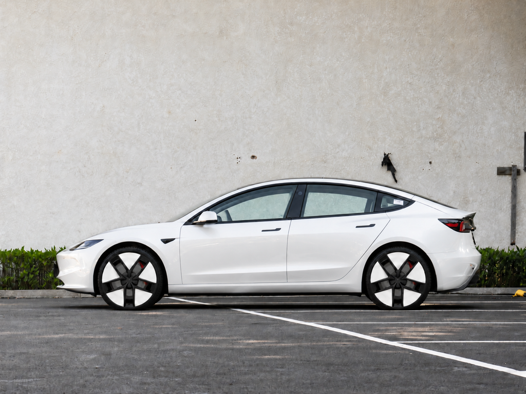Tesla Roadster-Inspired Custom Forged Wheels – Gloss Black & White | All Tesla Models