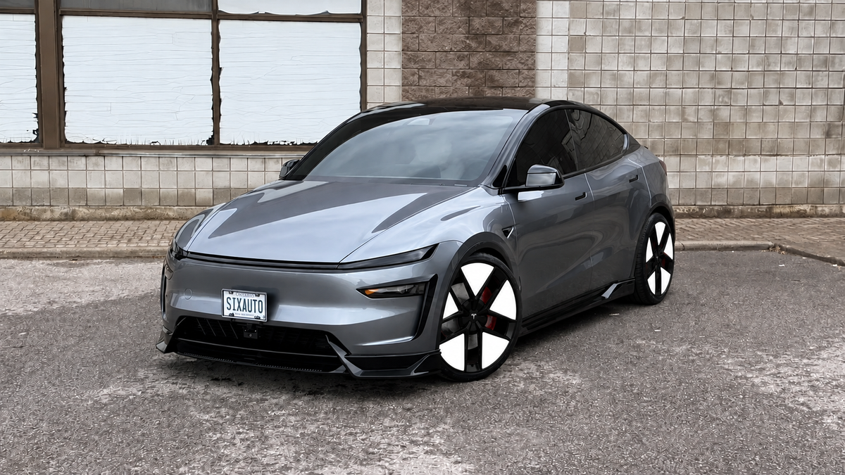 Tesla Roadster-Inspired Custom Forged Wheels – Gloss Black & White | All Tesla Models