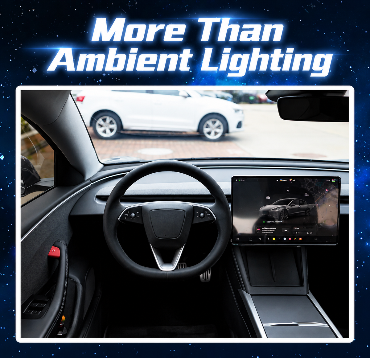 Tesla Steering Wheel Ambient Light for Model 3 Highland /Y Juniper & YL