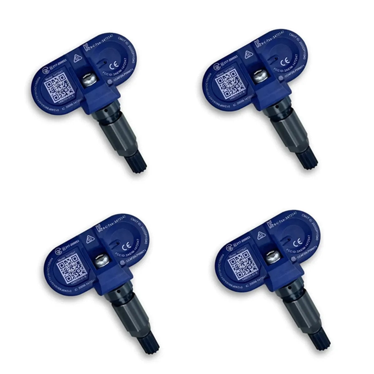 Tire Pressure Monitoring System (TPMS) for Tesla Model S/3/X/Y – Bluetooth (Set of 4 Sensors) – 1490701-01