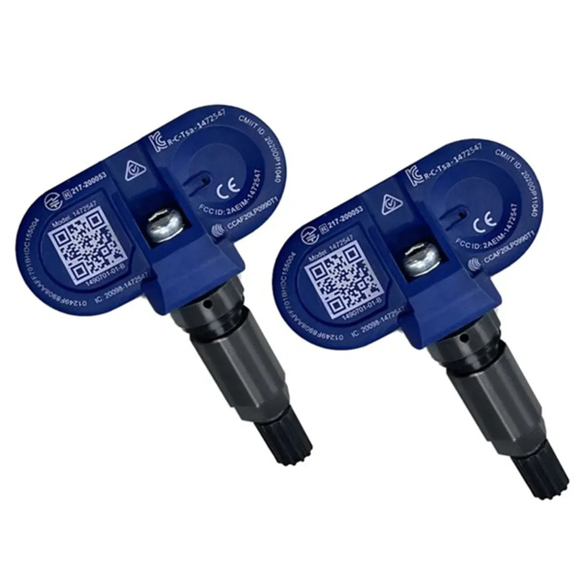 Tire Pressure Monitoring System (TPMS) for Tesla Model S/3/X/Y – Bluetooth (Set of 4 Sensors) – 1490701-01