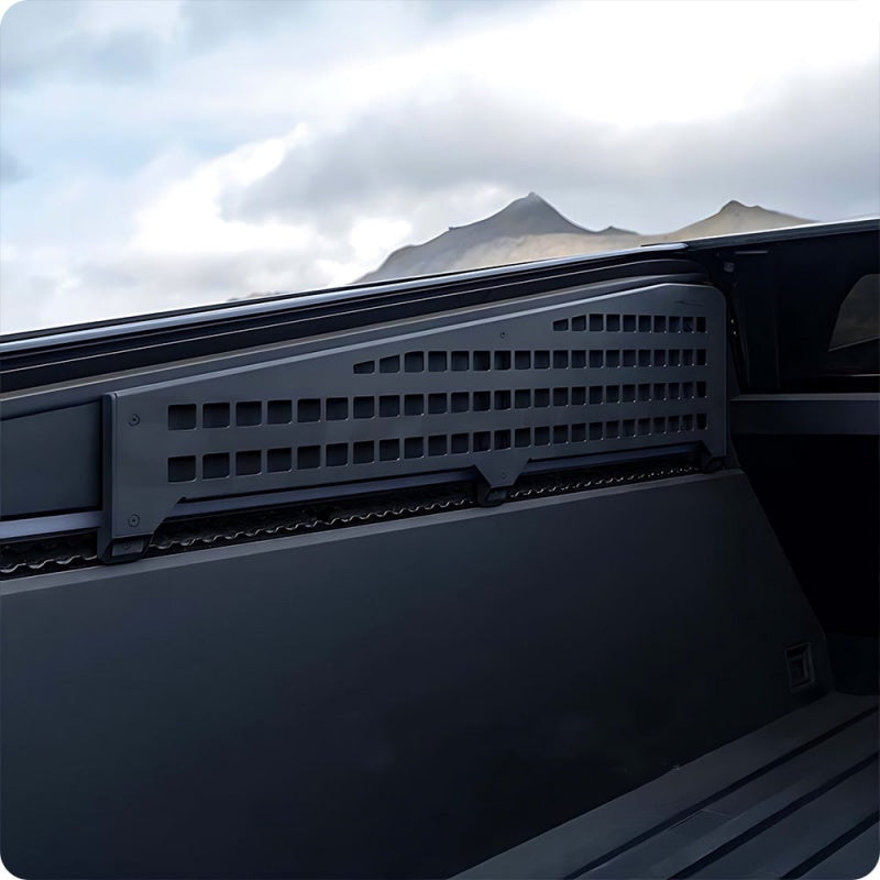 2-in-1 L-Track MOLLE Panel for Cybertruck | Modular Bed Storage Solution - Teskay6