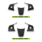 True Carbon Fiber Steering Wheel Patch for Tesla Model 3/Y