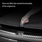 Trunk Guard Plate for Tesla Model 3/Y – Stainless Steel, Black Titanium Coating