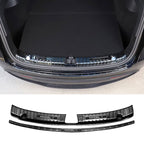 Trunk Guard Plate for Tesla Model 3/Y – Stainless Steel, Black Titanium Coating