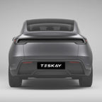 Trunk Tailgate Applique for Tesla Model Y Juniper - Real Dry Molded Carbon Fiber - Teskay