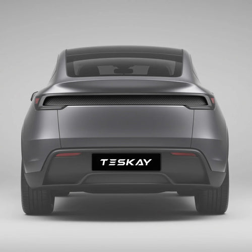 Trunk Tailgate Applique for Tesla Model Y Juniper - Real Dry Molded Carbon Fiber - Teskay