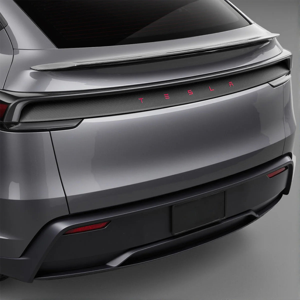 Trunk Tailgate Applique for Tesla Model Y Juniper - Real Dry Molded Carbon Fiber - Teskay