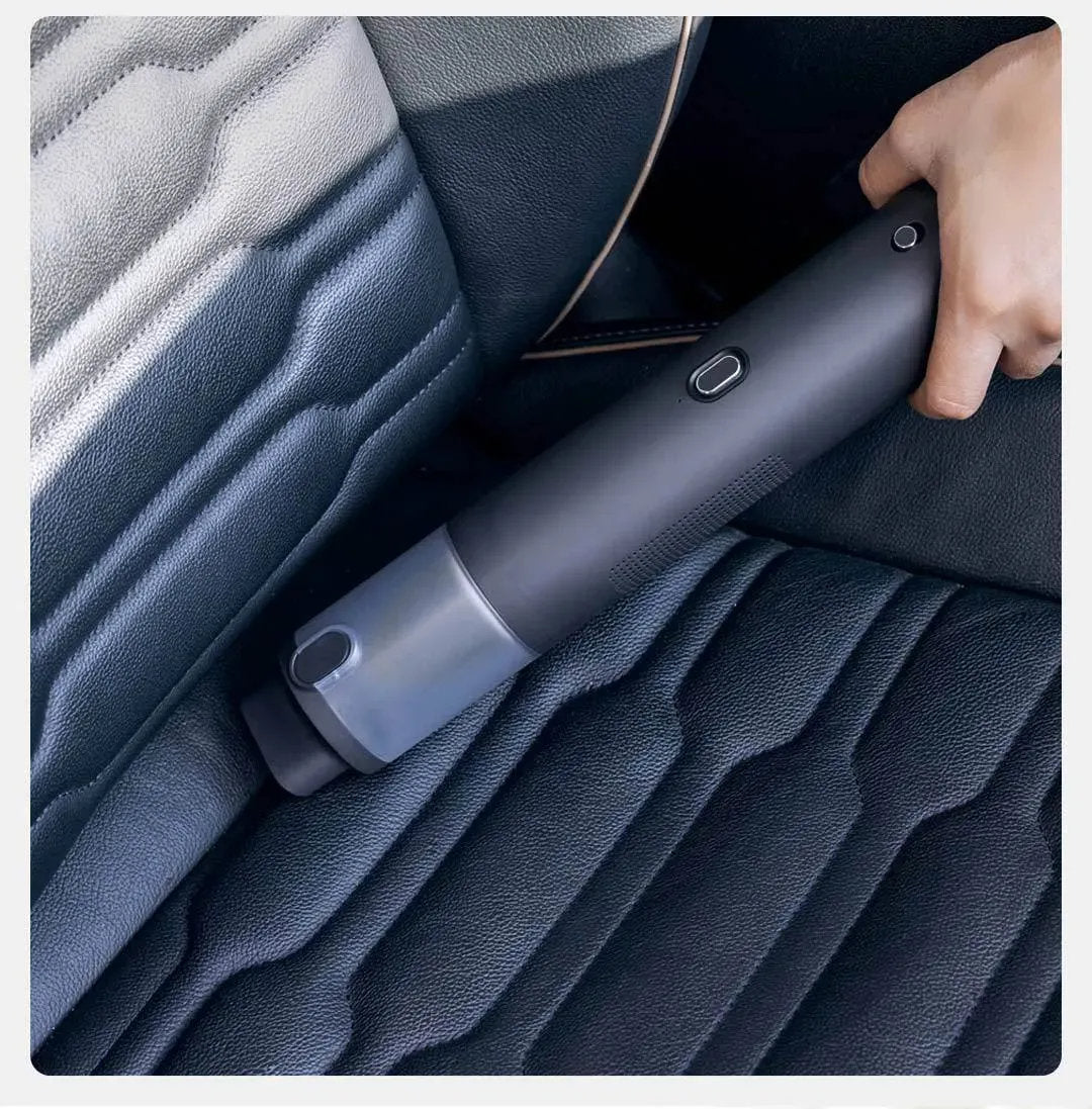 Two-in-One Cordless Vacuum Cleaner and Tire Inflator for Tesla – Handheld, HEPA Filter, High Suction Power, Smart Inflation