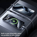 USB Hub Docking Station for Tesla Model Y Juniper/ Model 3 Highland: 125W Ultra-Fast Charging, Smart Temperature Control, Seamless Integration