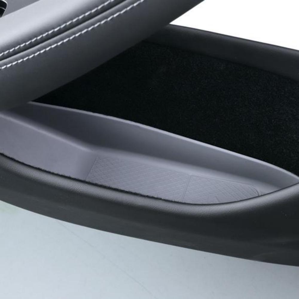 Under Door Storage Box Organizer for Tesla Model 3 Highand（4pcs） Grey【4pcs】