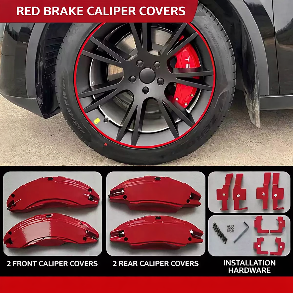 Upgraded Tesla Model 3/Y brake caliper covers – for 18-21 inch wheels-Teskay