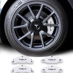 Upgraded Tesla Model 3/Y Brake Caliper Covers – for 18-21 Inch Wheels White