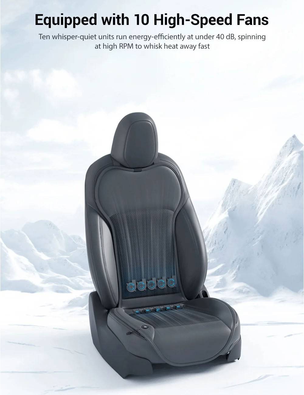 Ventilated Seat Cushion Tesla Model 3 Highland / Model Y Juniper - Teskay