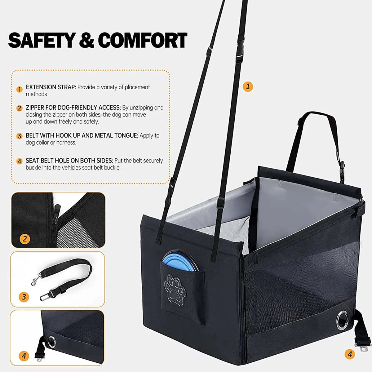 Waterproof Dog Seat Cover for Tesla Model S/3/X/Y - Teskay