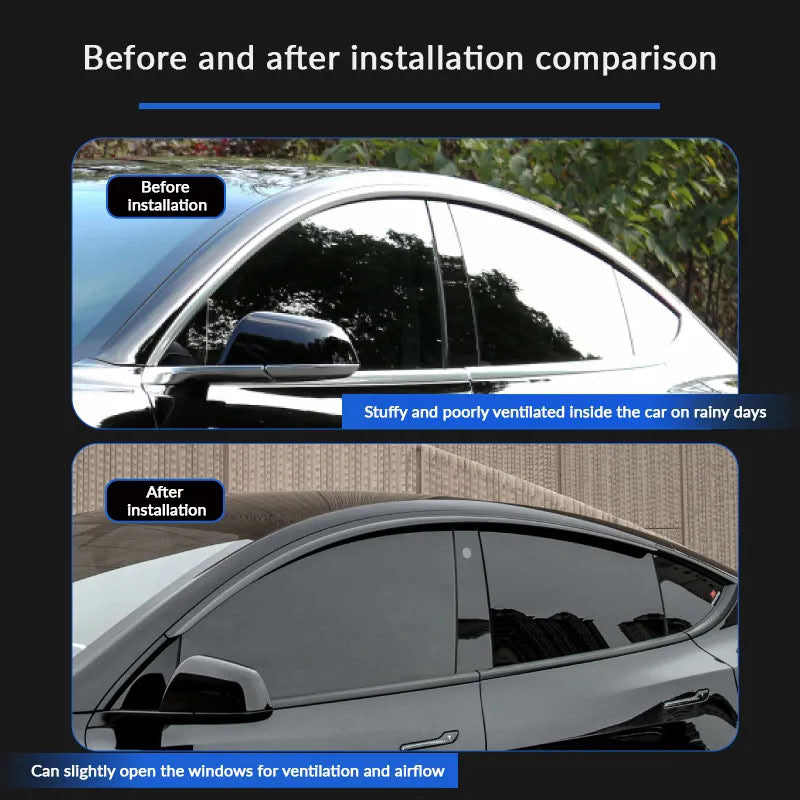 Window Rain Cover 4pcs for Tesla Model 3/Y