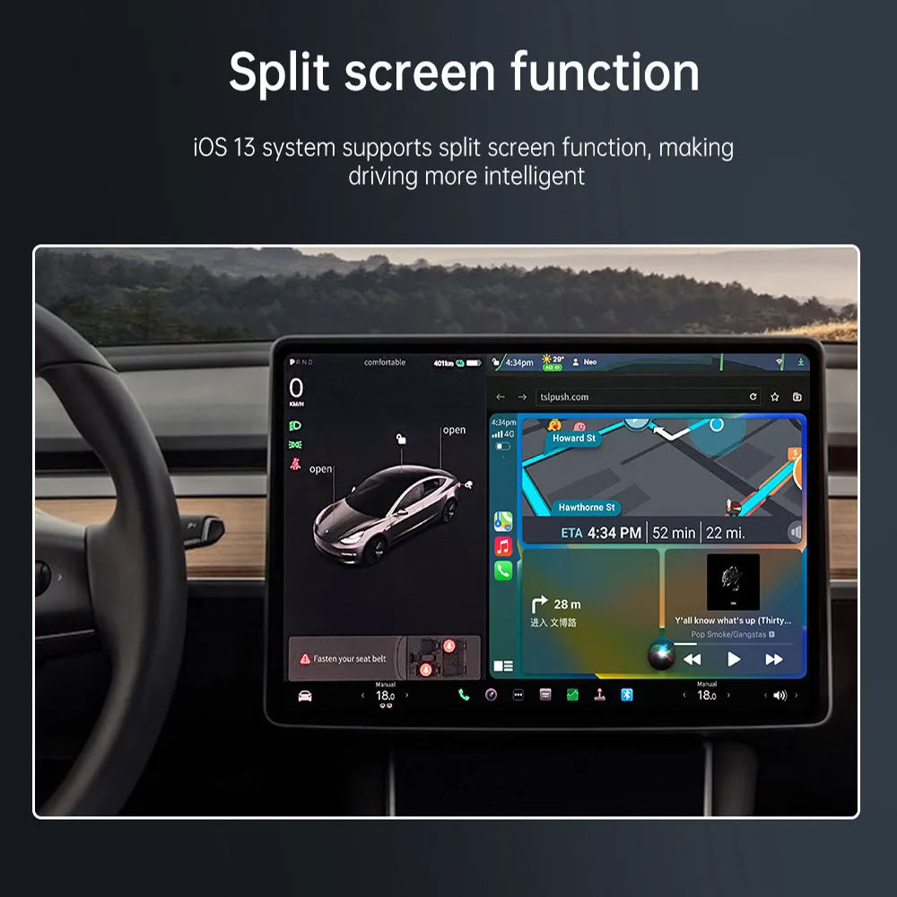 Wireless Apple CarPlay Adapter for Tesla