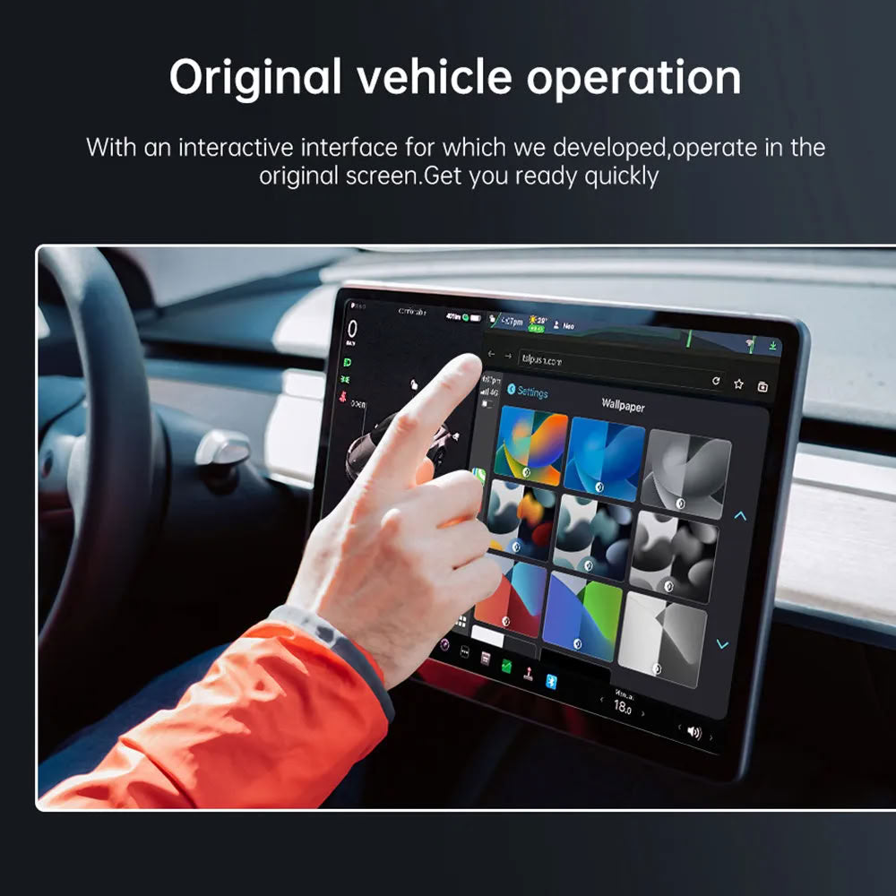 Wireless Apple CarPlay Adapter for Tesla