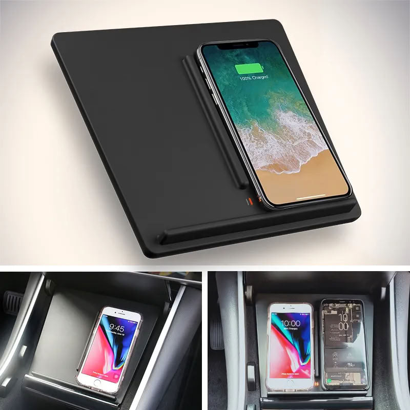 Wireless Phone Charger for Tesla Model 3 (2017-2020) – 15W Fast Charging-3