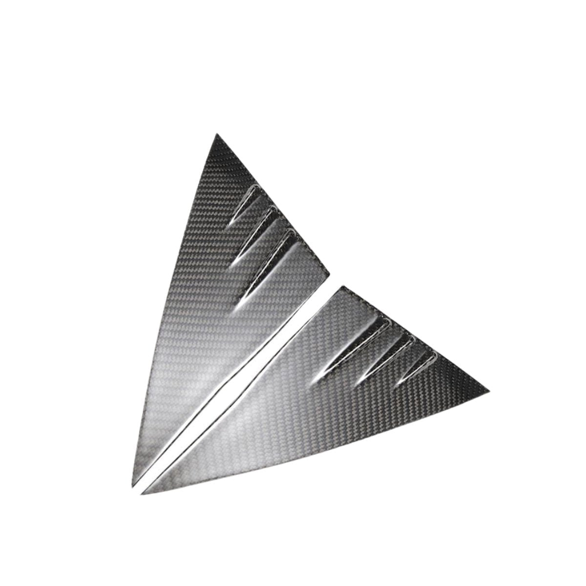 Dry Carbon Fiber A-Pillar Glass Trim for Tesla Model 3/Y - Teskay
