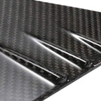 Dry Carbon Fiber A-Pillar Glass Trim for Tesla Model 3/Y - Teskay