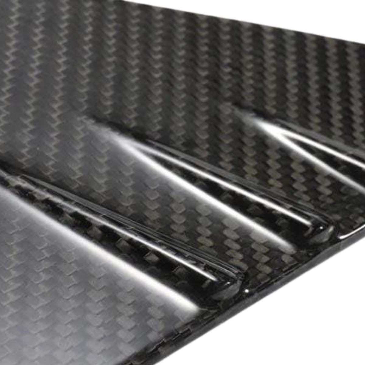 Dry Carbon Fiber A-Pillar Glass Trim for Tesla Model 3/Y - Teskay