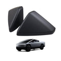 Black Mirrors Cover for Tesla Cybertruck (ABS) Matte Carbon Fiber Pattern (ABS)