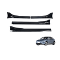 ABS Side Skirts Split Design for Tesla Model Y Juniper Glossy Black