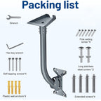 Adjustable Roof Wall Mount Kit V4 for Starlink Gen3 - Teskay