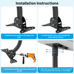 Adjustable Roof Wall Mount Kit V4 for Starlink Gen3 - Teskay
