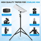 Adjustable Starlink Mini Tripod with 1/4-20 Thread Mount - Teskay