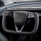 Alcantara Yoke Steering Wheel for Model 3 Highland/Model Y Juniper - Teskay