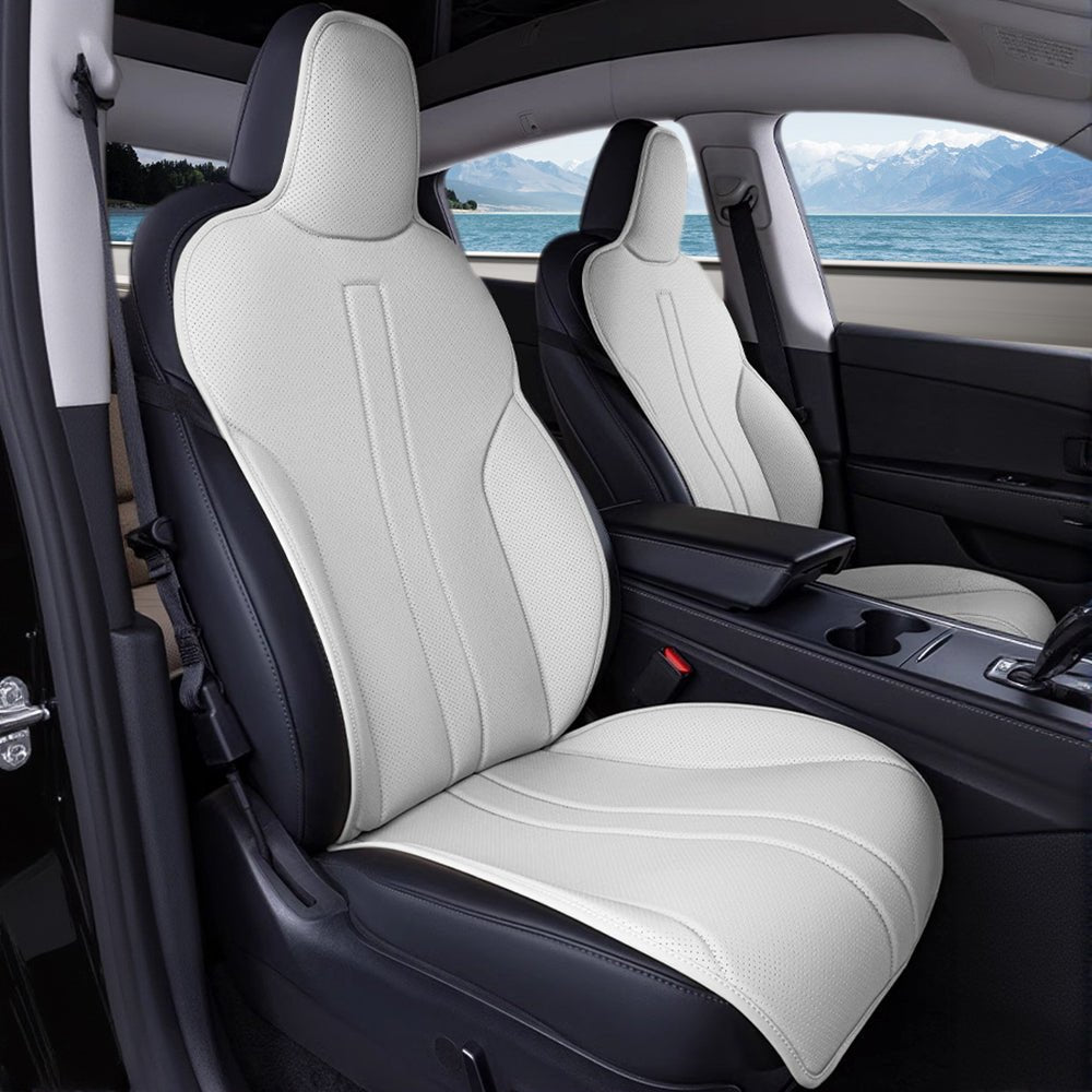 All Season Nappa Leather Seat Cover for Tesla Model 3/Y - Teskay