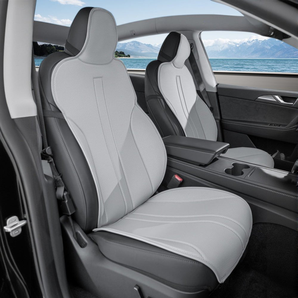 All Season Nappa Leather Seat Cover for Tesla Model 3/Y - Teskay