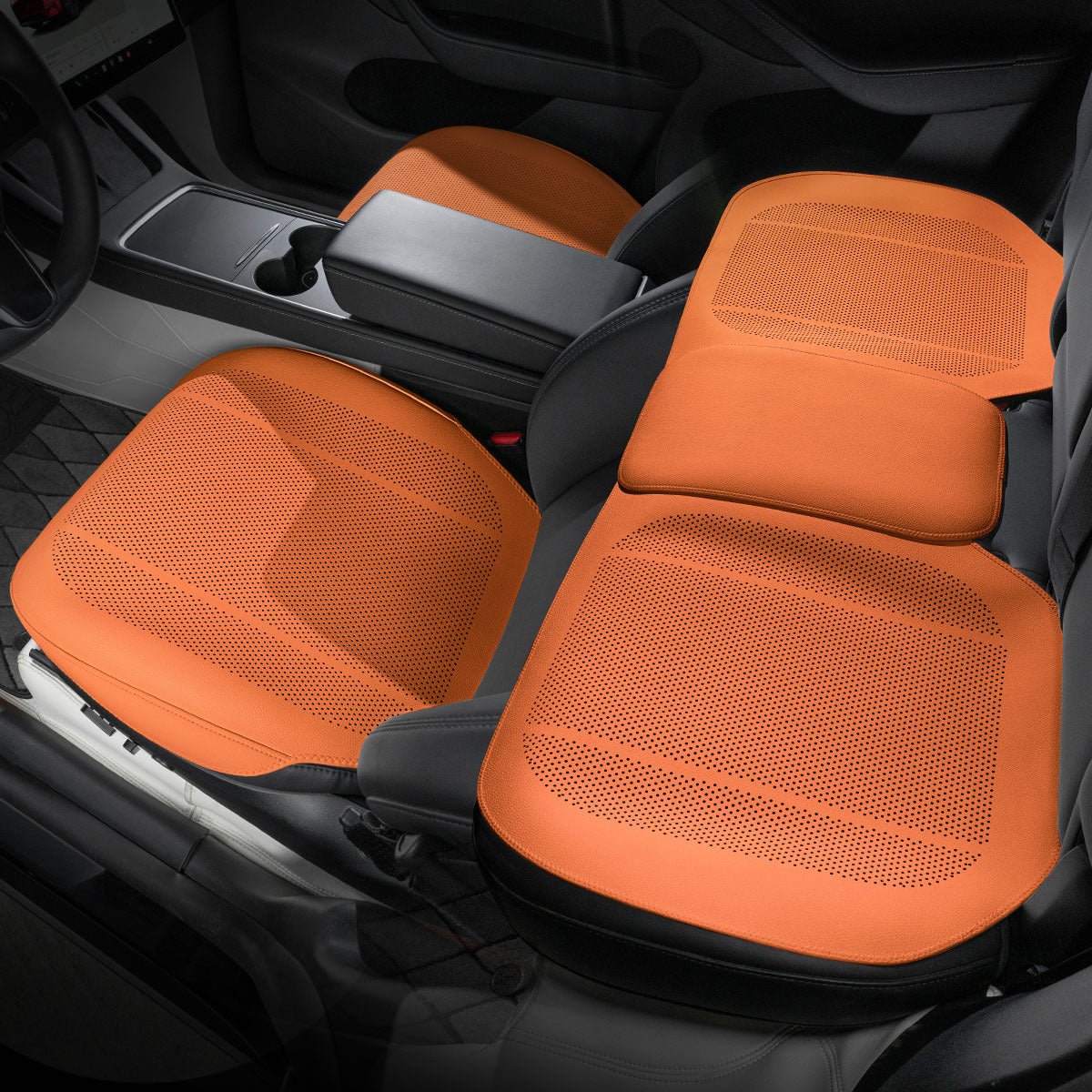 All-Wheather Nappa Leather Car Seat Covers for Tesla Model 3/Y/S/X - Teskay