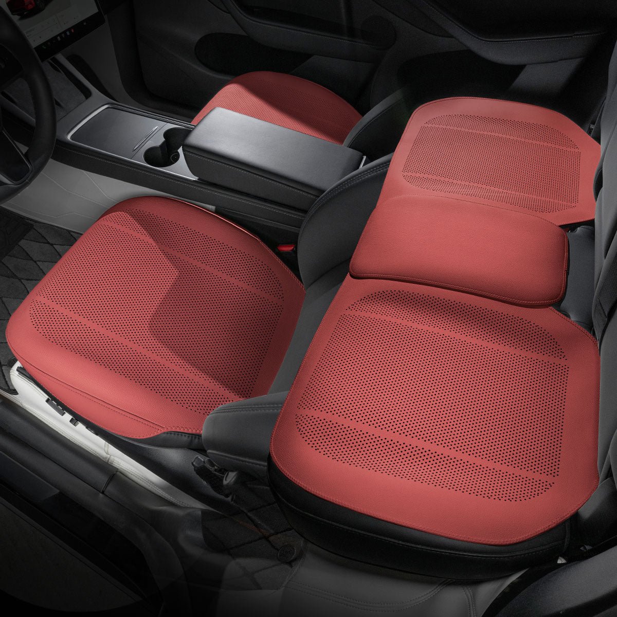 All-Wheather Nappa Leather Car Seat Covers for Tesla Model 3/Y/S/X - Teskay