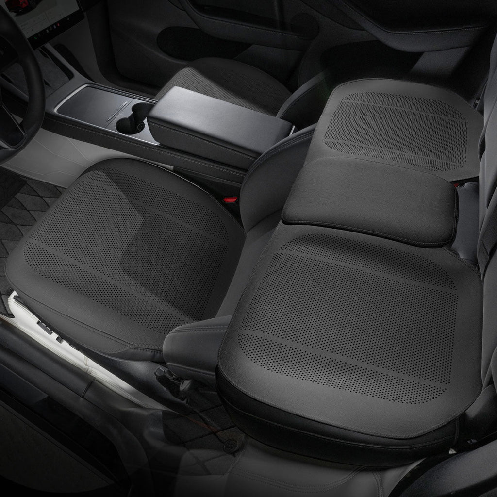 All-Wheather Nappa Leather Car Seat Covers for Tesla Model 3/Y/S/X - Teskay