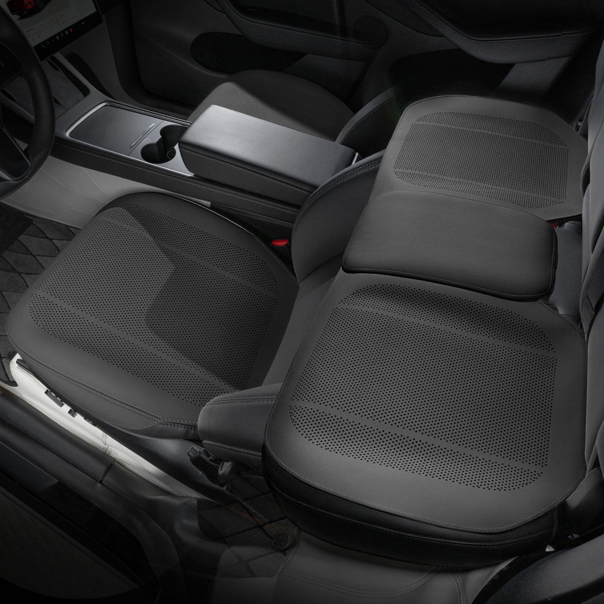 All-Wheather Nappa Leather Car Seat Covers for Tesla Model 3/Y/S/X - Teskay
