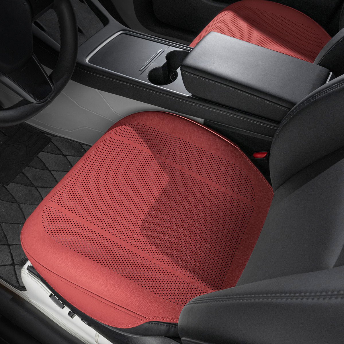 All-Wheather Nappa Leather Car Seat Covers for Tesla Model 3/Y/S/X - Teskay