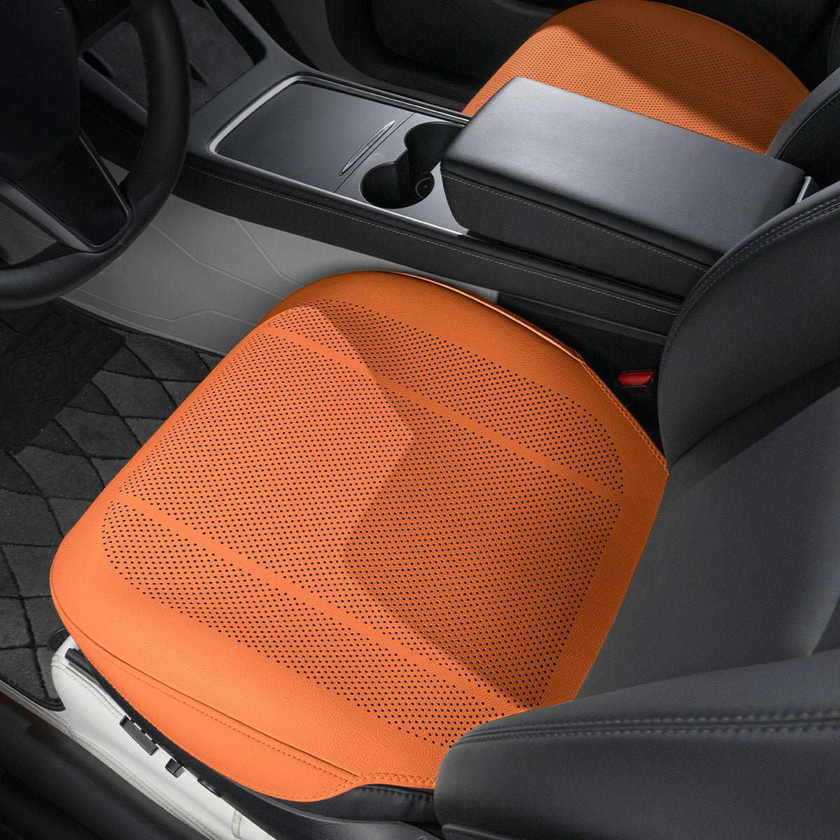 All-Wheather Nappa Leather Car Seat Covers for Tesla Model 3/Y/S/X - Teskay