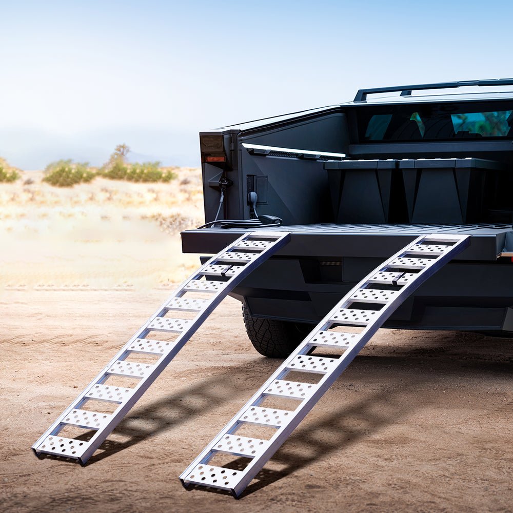 Lightweight Aluminum Loading Ramps for Cybertruck | Portable & Easy to Use - Teskay
