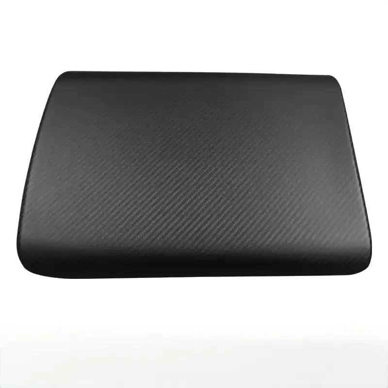 Armrest Box Dry Carbon Fiber Overlay for Tesla Model S/X 2021+