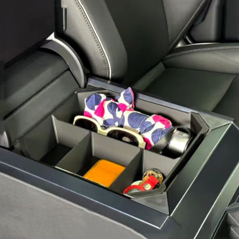 Armrest Storage Box Upper and Lower for Tesla Cybertruck - Teskay