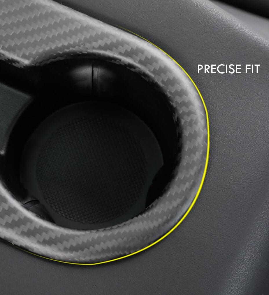 Carbon Fiber Backseat Cup Holder for Tesla Model 3/Y  - Teskay
