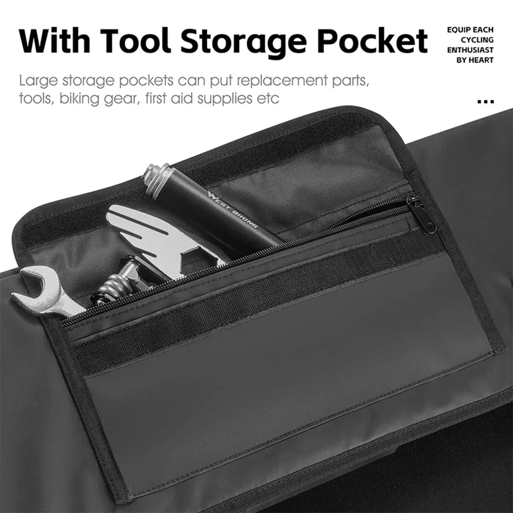 Bike Tailgate Pad for Cybertruck | Protective Shield with Tool Pockets - Teskay8