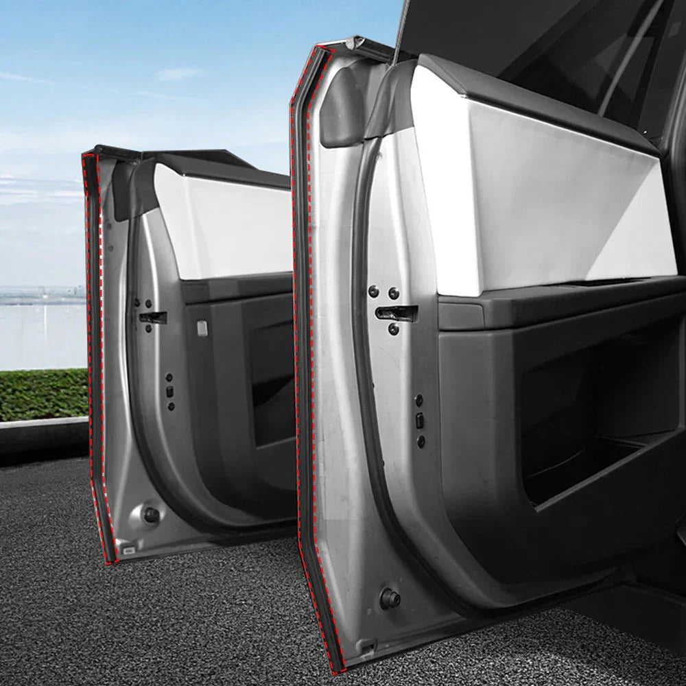 The Ultimate Cybertruck Cabin Upgrade: Door Seal Kit for Superior Wind Noise Reduction - Teskay